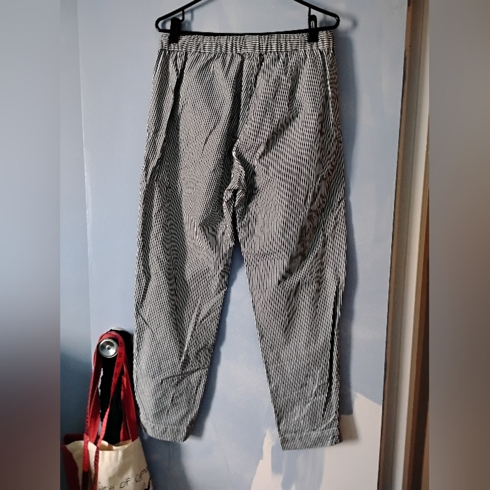 American Colors By Alex Lehr Hamptons Pull On Cotton Poplin Pants L - Picture 3 of 4
